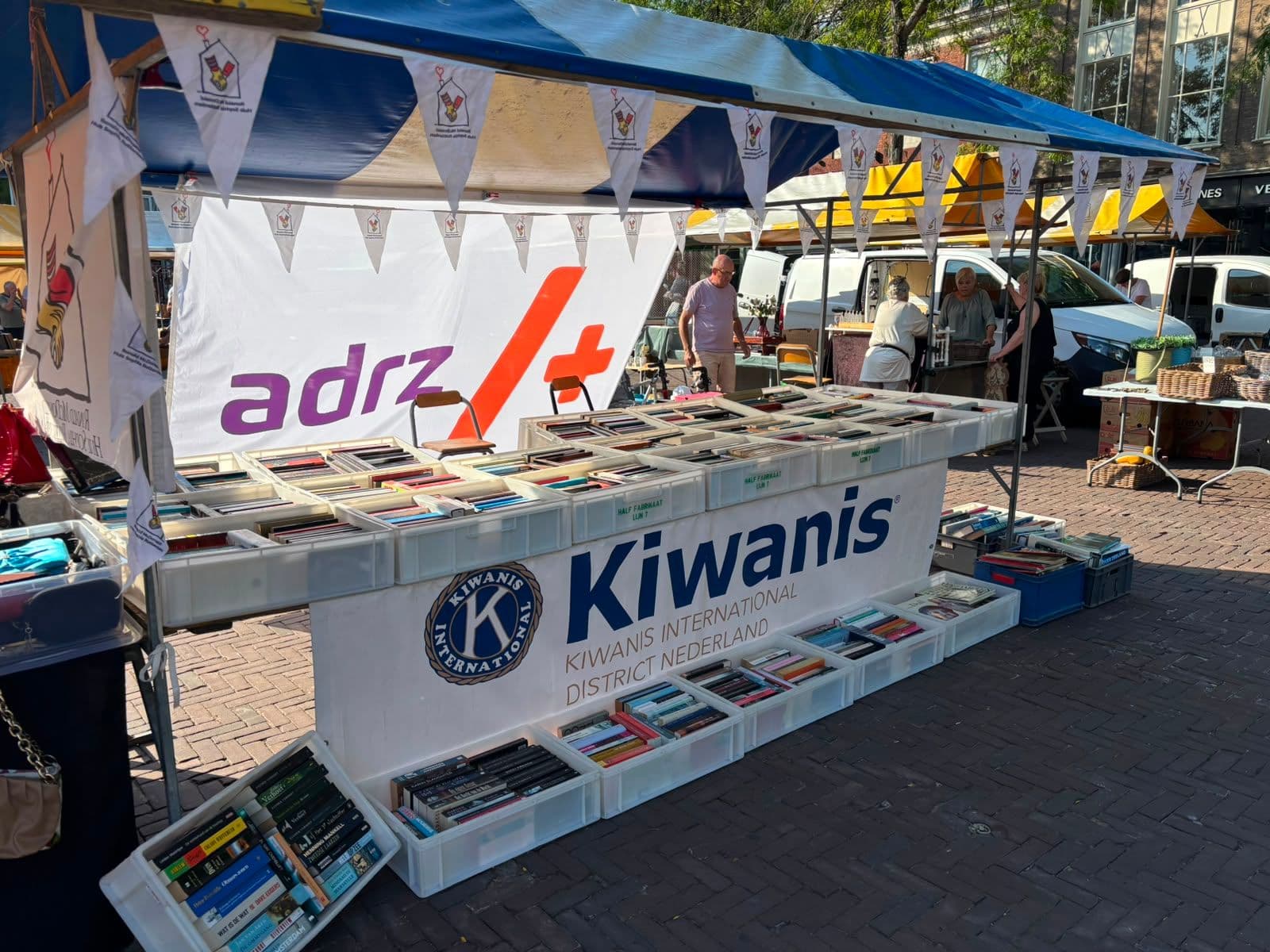KC Walcheren op de Middelburgse boekenmarkt