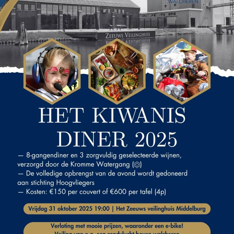 Kiwanisdiner 2025 per persoon